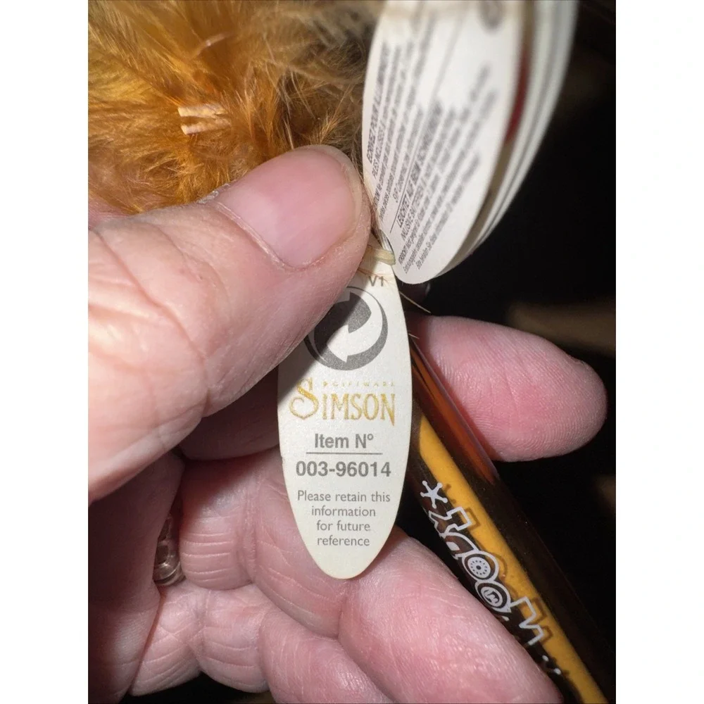 Vtg Fluffy Jiggly Light Up Pen Disney Simba The Lion King Light Work Pen Doesn't